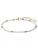 Lucardi Armband ‘Moderner Look’  goud / parelwit