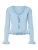 PIECES Gebreid vest ‘PCRagnhild’  lichtblauw