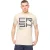 Crosshatch Heren Squarebox T-Shirt (Licht Steen)