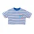 Z8 kids cropped T-shirt Mint blauw/wit