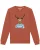 Watapparel Sweatshirt ‘ Hirsch ‘  lichtbruin / gemengde kleuren