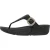 Fit Flop Dames/Dames Lulu Leren Sandalen met Ruitsteentje Gesp (Zwart)