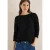 Cecil Dames Leo jacquard shirt in Zwart