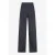 IBANA wide leg high waist gestreepte broek donkerblauw