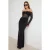 TRENDYOLMİLLA Dames Zwart Effen Maxi Lang Meerminmodel Avond- Gala- Jurk