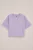 WE Fashion – Meisjes sweater van badstof – Regular fit – Lila – Katoen –