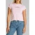 Calvin Klein Ss Slim Script Tee Pastel Pink