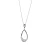 Orphelia ‘Jolina’ Dames 925 Sterling Zilver Ketting met Hanger – Zilver ZK-7490