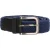 Zenino Gevlochten lederen riem weston blauw cm