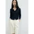 Mango gebreid vest – donkerblauw