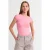 Dames Slim Fit Ronde Hals T-Shirt