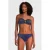 BEACHWAVE voorgevormde strapless bandeau bikinitop met lurex donkerblauw