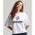 Recht dames-T-shirt Superdry Code Stacked