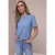 Shirt met korte mouwen en ronde hals in kant