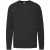 Fruit of the Loom Heren Lichtgewicht Set-In Sweatshirt (Zwart)