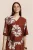 Studio Anneloes Maddi Jane Flower Top 14070 T-shirt Korte Mouw 3301 Rust