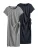 The Set Jurk  donkerblauw / wit