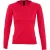 SOLS Dames/Dames Galaxy V Hals Sweatshirt (Rood)