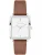 Tamaris Analoog horloge  bruin / zilver / wit