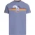 Trespass Heren Cromer II Gedrukt Casual T-Shirt (Denim Blauw)