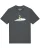 Watapparel Shirt ‘Alien on a paper plane’  antraciet / gemengde kleuren