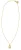 Orphelia Dames 925 Sterling Zilveren Ketting met Hanger – Goud ZH-6020/2