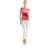 Top met print en effen kleur