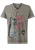 STOCKERPOINT Shirt ‘Bergvagabund Austria’  stone grey / rood / wit