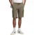 No Excess Short stretch cargo garment dyed dark moss