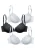 PETITE FLEUR BH  zwart / wit