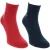 Tommy Hilfiger Enkelsokken met geborduurd logogaren voor heren (set van 2) (Marine, Rood)