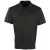 Premier Heren Coolchecker Pique korte mouw Polo T-Shirt (Zwart)