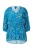 Ulla Popken Tuniek  blauw / aqua / wit