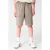 Shoeby regular waist sweatshort taupe