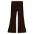 WE Fashion fluwelen flared broek – donkerbruin