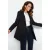 Trendyol Modest Dames Zwart Effen Lang Regular fit Modest Blazers