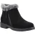 Hush Puppies Marnie Suède Dames Zwarte Winter Enkellaarzen