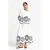 Rich & Royal Skirt With Embroidery White