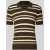 Bugatti slim fit poloshirt met V-hals
