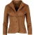 Bruin colbert Punto di Roma, Alcantara-look
