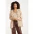 Smashed Lemon Luxe faux fur gilet met lange lengte |