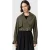 AllSaints Ophelia Suede Jacket Caledone Green