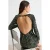 TRENDYOLMİLLA Dames Groen Effen Kort / Mini Lang Bodycon Jurken