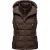 Marikoo dames gewatteerd vest – Taisaa, licht met capuchon & snackvak