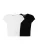 Bershka Shirt  zwart / wit