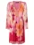 Ana Alcazar Jurk ‘Zia’  oranje / rosa / magenta / pastelroze