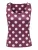 Only Onllone Aop 2-way S/l Top Jrs Tops En Singlets Fig Parfait Pink Dots