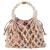 Kurt Geiger mini macramé handtas met kralen beige/multi