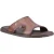 Hush Puppies Callum Slides Leer Heren Bruine Sandalen