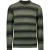 No Excess Pullover Crewneck Degrade Stripes With Wool Smoke